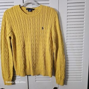Ralph Lauren Cptton Cable Knit Sweater.  XL
